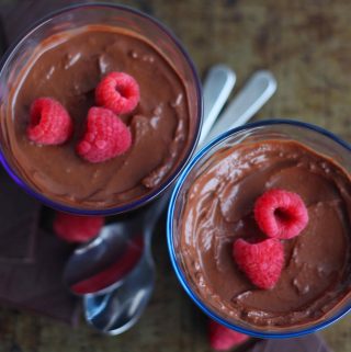 Decadent 3 Ingredient Chocolate Mousse comes together in only a few minutes and will be sure to impress. It's also dairy free, Paleo and vegan.