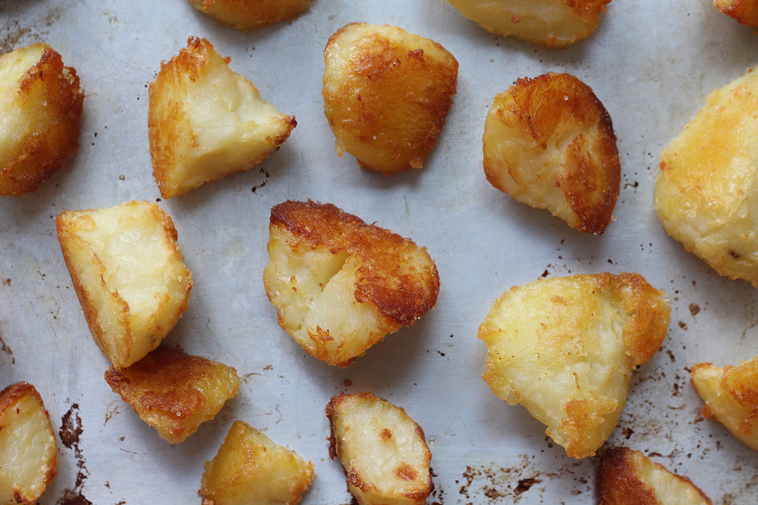 Crispy "fried" potatoes