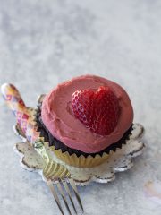 Single Dark Chocolate Mochi Cupcake